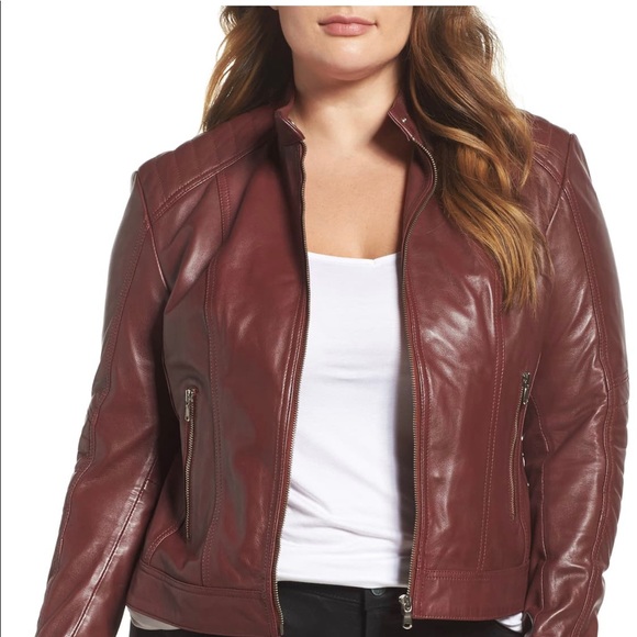 slink jeans leather moto jacket